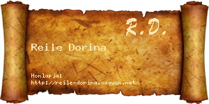 Reile Dorina névjegykártya